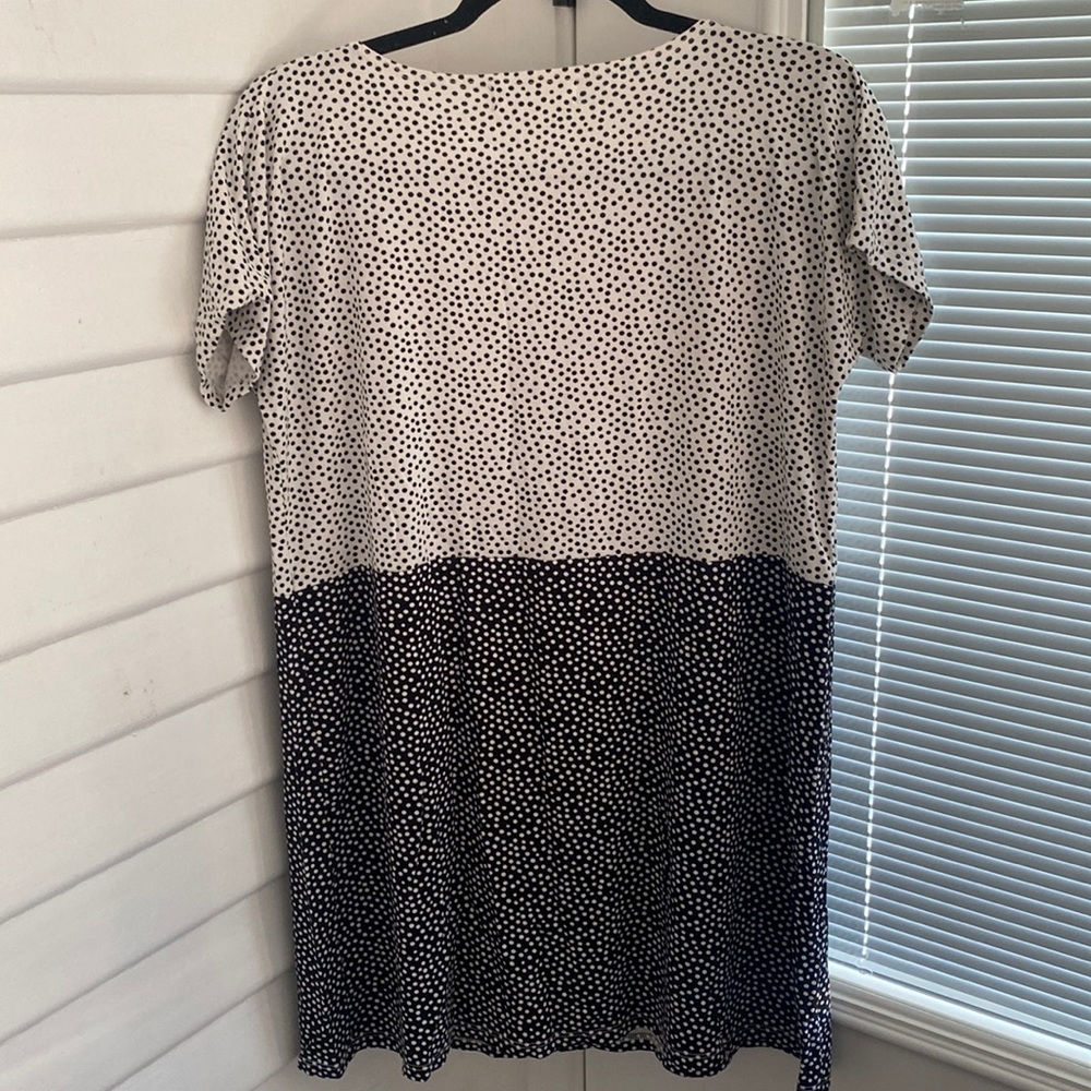 Fighting Eel Dot Patchwork Tshirt Dress - image 7